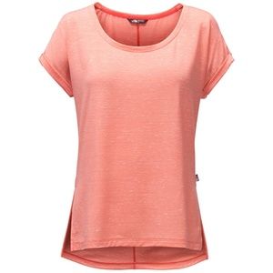 The North Face Dolman Top Shirt Red Orange Coral